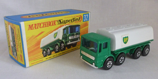 Picture of Matchbox Superfast MB32c Leyland Petrol Tanker BP