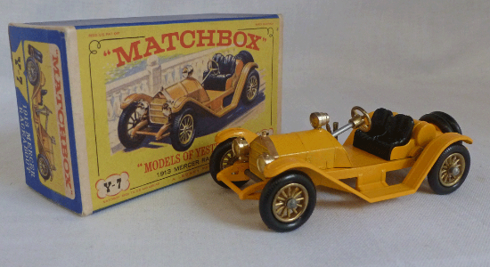 Picture of Matchbox Models of Yesteryear Y-7b Mercer Raceabout Yellow E Box