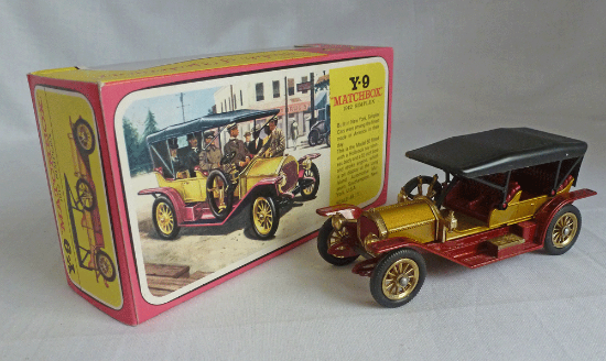 Picture of Matchbox Models of Yesteryear Y-9b 1912 Simplex Gold/Red F Box