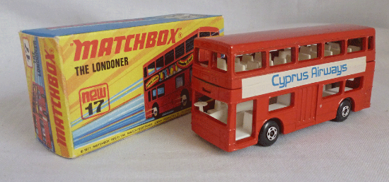 Picture of Matchbox Superfast MB17f Londoner Bus "Cyprus Aiways"