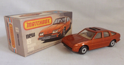 Picture of Matchbox Superfast MB8h Rover 3500 Mid Bronze with Tan Interior