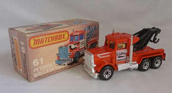 Rockertron Toys. Matchbox Superfast MB61e Peterbilt Wreck Truck