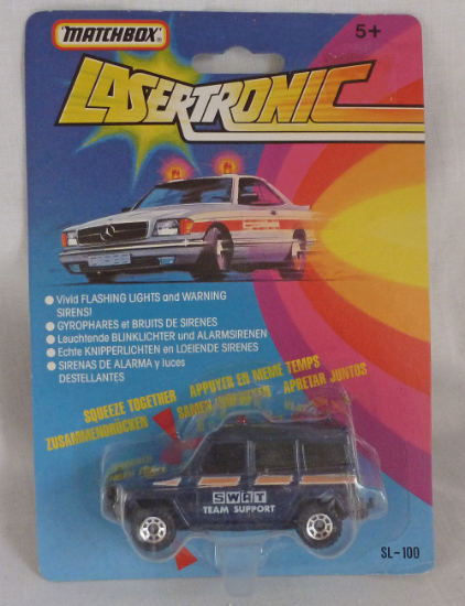 Picture of Matchbox Lasertronic MB30 Mercedes G-Wagon Blue SWAT