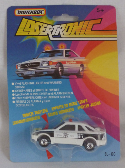 Picture of Matchbox Lasertronic MB55 Ford Sierra XR4i White Sheriff
