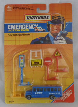 Picture of Matchbox Emergency Action Pack Police School Bus