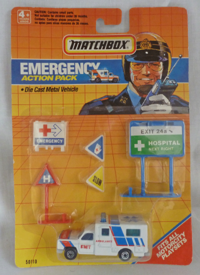 Picture of Matchbox Emergency Action Pack Ambulance