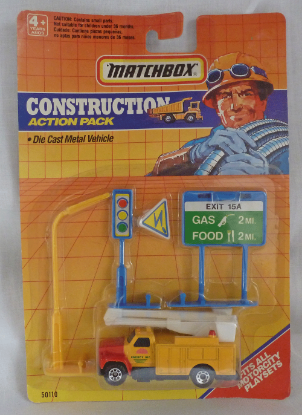 Picture of Matchbox Construction Action Pack Utility Truck