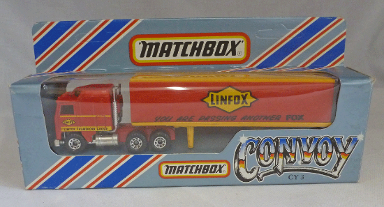 Picture of Matchbox Convoy CY3 Kenworth Box Truck "LINFOX"