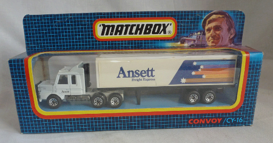 Picture of Matchbox Convoy CY16 Scania Box Truck "Ansett"