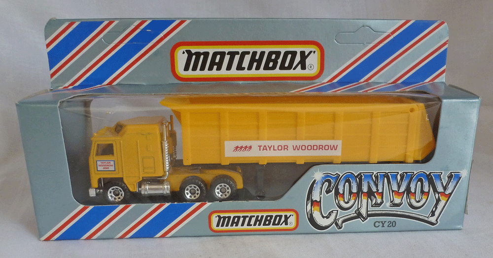 Rockertron Toys. Matchbox Convoy CY20 Kenworth Tipper Truck 