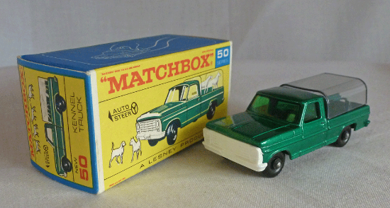 Picture of Matchbox Toys MB50c Ford Kennel Truck with White Grille F Box