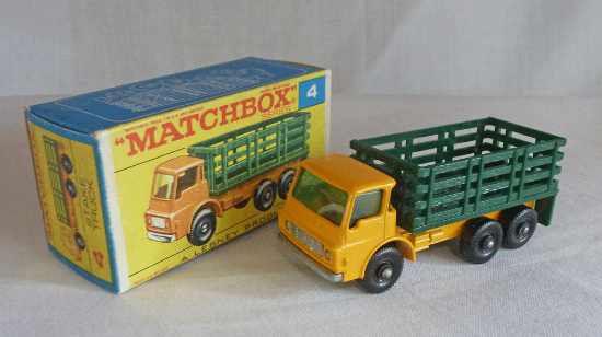 Rockertron Toys. Matchbox Toys MB4d Dodge Stake Truck F Box