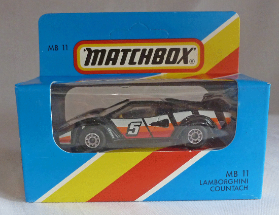 Picture of Matchbox Blue Box MB11 Lamborghini Countach Black 