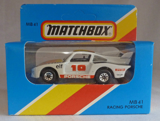 Picture of Matchbox Blue Box MB41 Racing Porsche White [A]