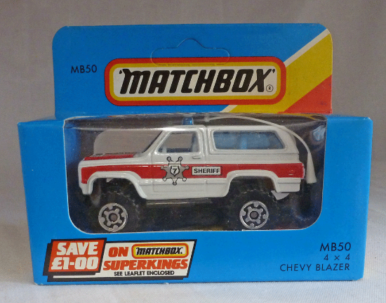 Picture of Matchbox Blue Box MB50 Chevy Blazer [D]