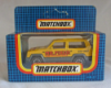 Picture of Matchbox Dark Blue Box MB27 Jeep Cherokee Yellow "Mr Fixer"