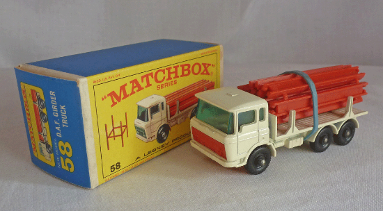 Picture of Matchbox Toys MB58c DAF Girder Truck E Box