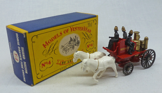 Picture of Matchbox Models of Yesteryear Y-4b Shand Mason Horse Drawn Fire Engine C Box