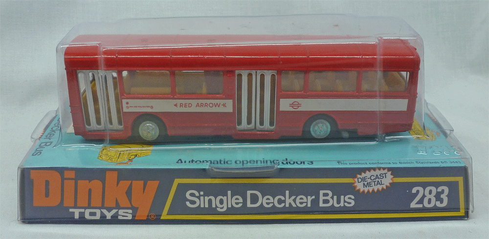 Rockertron Toys. Dinky Toys 283 A.E.C Single Decker Bus