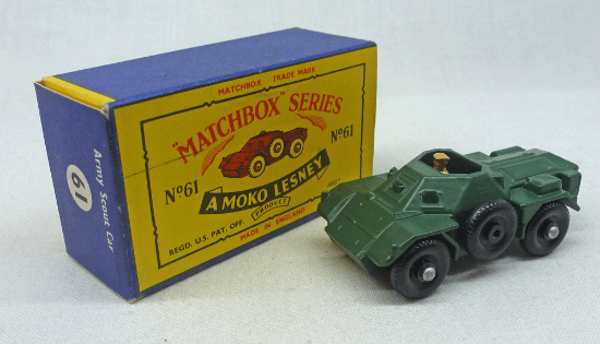 Picture of Moko Lesney Matchbox MB61a Ferret Scout Car B3 Box