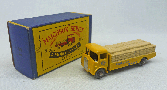 Rockertron Toys. Moko Lesney Matchbox MB51a Albion Chieftain Cement 1st ...