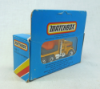 Picture of Matchbox Blue Box MB19 Peterbilt Cement Truck Yellow "Dirty Dumper"