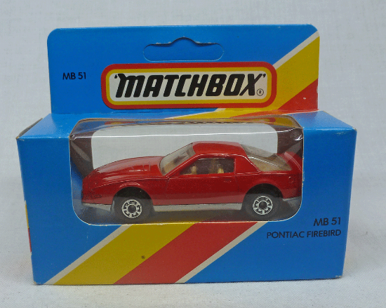 Picture of Lesney Matchbox Blue Box MB51f Pontiac Firebird