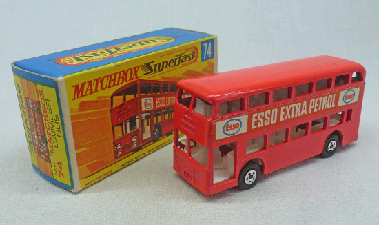 Picture of Matchbox Superfast MB74b Daimler Bus Pink