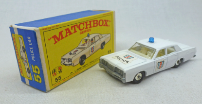 Picture of Matchbox Toys MB55d Mercury Police Car E Box