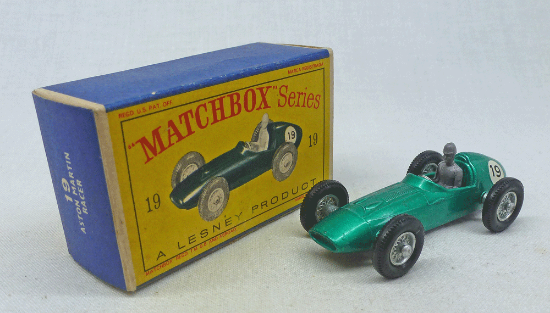 Picture of Matchbox Toys MB19c Aston Martin Racing Car with 19 Decals D Box 