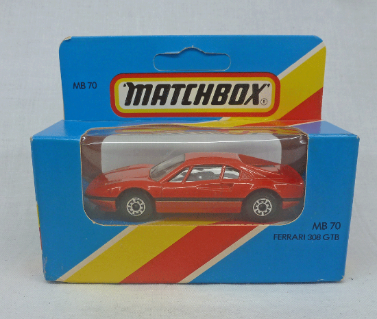 Picture of Lesney Matchbox Blue Box MB70e Ferrari 308 