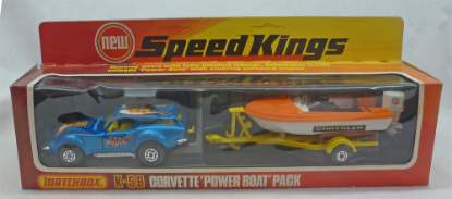 Picture of Matchbox Speed Kings K-58 Corvette Power Boat Set