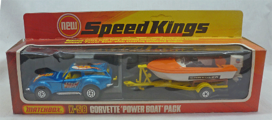 Picture of Matchbox Speed Kings K-58 Corvette Power Boat Set