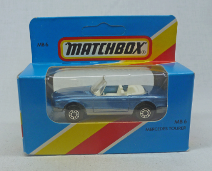 Picture of Lesney Matchbox Blue Box MB6f Mercedes Tourer Blue