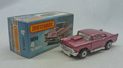 Picture of Matchbox Superfast MB4g 1957 Custom Chevy Pink 