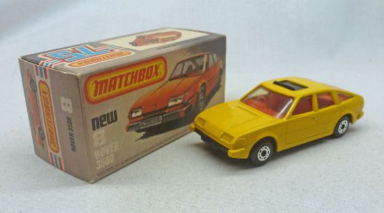 Picture of Matchbox Superfast MB8h Rover 3500 COLOUR TRIAL YELLOW