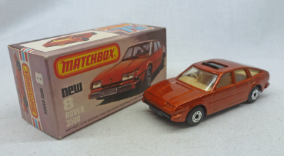 Picture of Matchbox Superfast MB8h Rover 3500 Light Bronze with Cream Interior