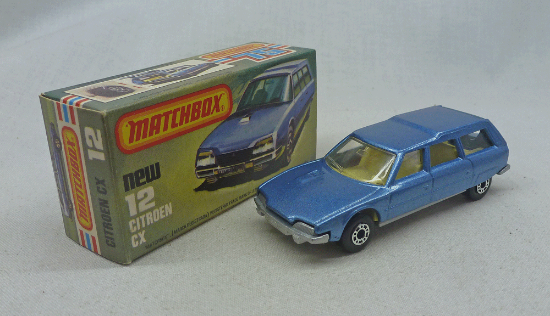 Picture of Matchbox Superfast MB12f Citroen CX Blue with Cream Interior