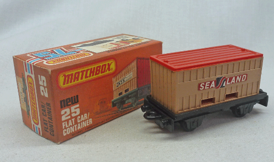 Picture of Matchbox Superfast MB25f Flat Car Container "SEA LAND"