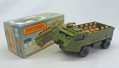 Picture of Matchbox Superfast MB54d Personnel Carrier Black Wheels