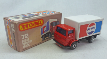 Picture of Matchbox Superfast MB72e Dodge Delivery Truck "Pepsi" 