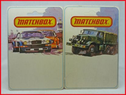 Picture of MATCHBOX AUCTION PREVIEW PRE PRODUCTION HEADER CARDS