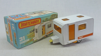 Picture of Matchbox Superfast MB31e Caravan with Orange Door