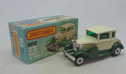 Picture of Matchbox Superfast MB73e Ford Model A Green/Cream