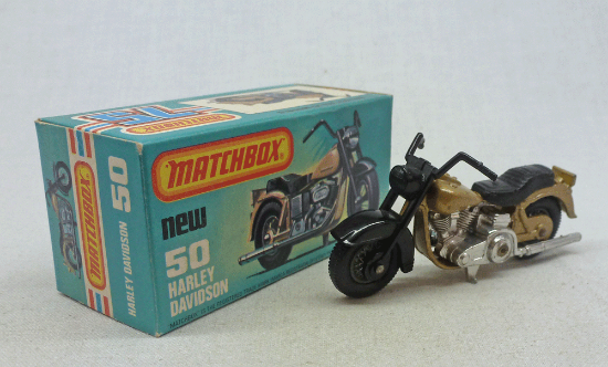 Picture of Matchbox Superfast MB50e Harley Davidson Dark Gold