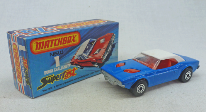 Picture of Matchbox Superfast MB1g Dodge Challenger Blue 