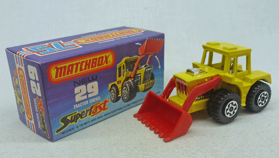 Picture of Matchbox Superfast MB29e Tractor Shovel Lemon