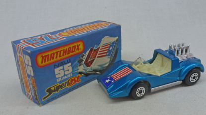 Picture of Matchbox Superfast MB55f Hellraiser Blue with Silver Base