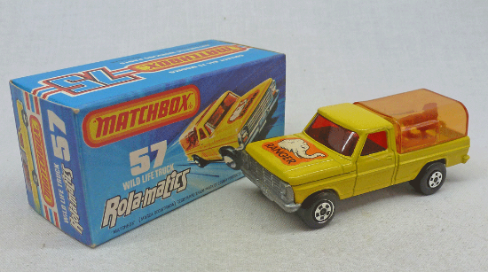 Picture of Matchbox Superfast MB57e Wild Life Truck Yellow with AMBER Canopy