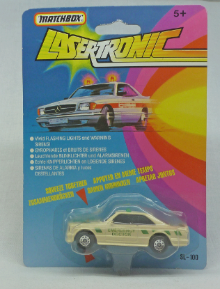 Picture of Matchbox Lasertronic MB43 AMG Mercedes Cream Emergency Doctor